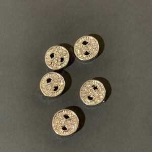 Floating Locket charms - bling Greek letter Theta